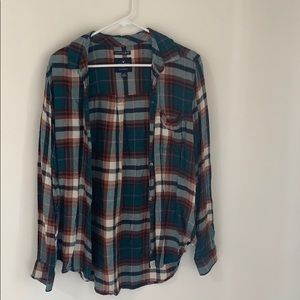 AE Flannel Button Down